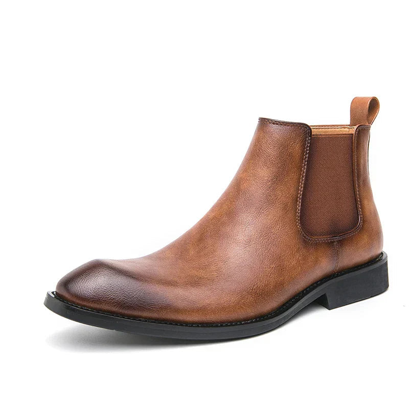 Cooper | leather chelsea boots with zip