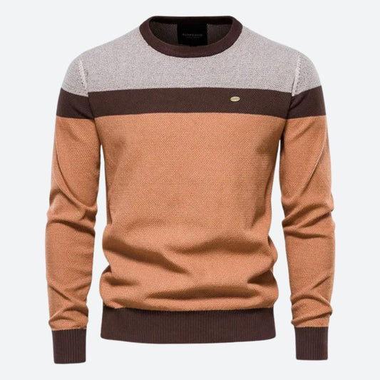 Men's sweater with round neck - Tilo