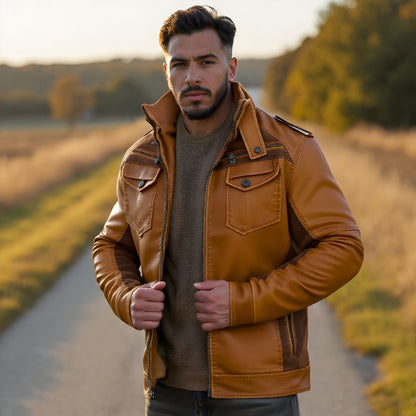 'Mohawk Rogue' Leather Jacket