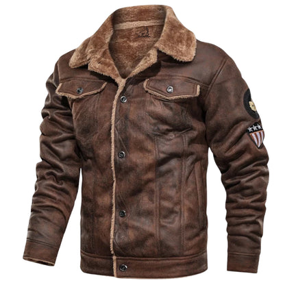 'Kronos' Leather Jacket